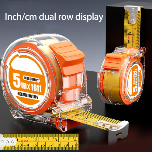 Professional Tape Measure Clear PC Shell-5 meters 25mm 1