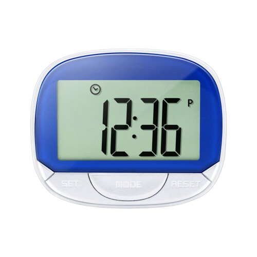 Multifunction Step Trackers ABS Pedometer Step Counter for-Blue