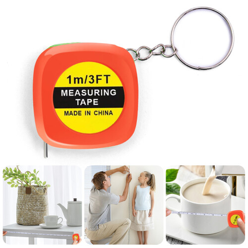 1 Meter Measuring Tape with Automatic Retraction-Green 2