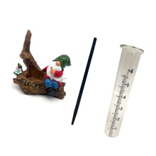 Easy Installation Outdoor Rain Gauge Waterproof Metal Stake Rain