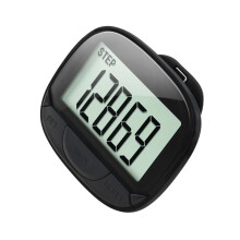 Electronic Step Counter High Accuracy Sensors Digital-Black