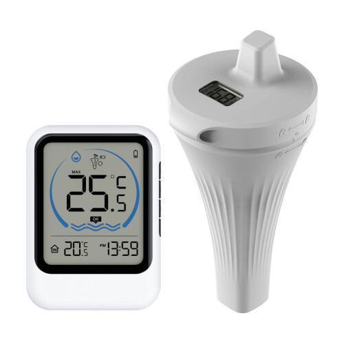 Multiple Functional Pool Thermometers with Wireless Sensors &