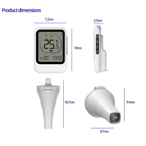 Multiple Functional Pool Thermometers with Wireless Sensors & 2