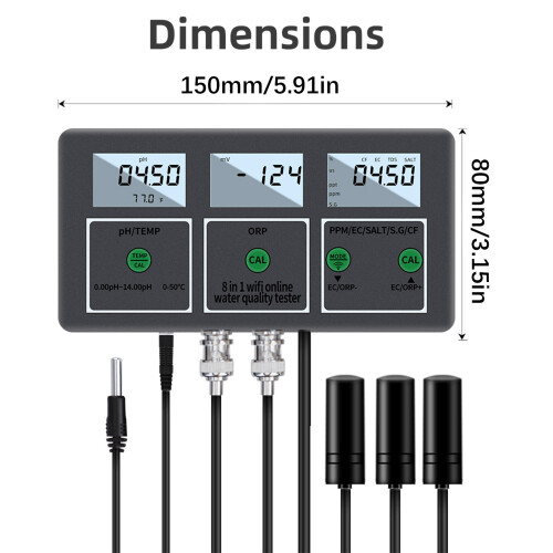 Multiple Parameters Water Analysis Device with-US regulations 2