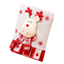 Stuhlbezug mit weihnachtlichem Motiv,-Stuhlbezug C