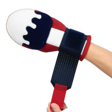 Youth Baseball Training Glove Protective Gear Shock Absorbing Ventilated Palm Flexible Fit Red And Blue