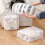 Accessoire voor elastische schoenenwaszakken voor-wit middel 3