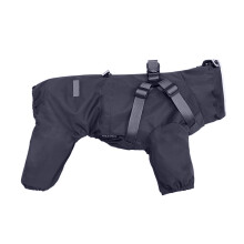 Pet Rain Coat Rainwear for Small Medium and Large-Dark Grey XL
