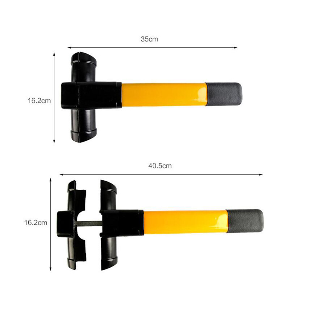 Heavy-Duty Security Steering Wheel Lock, Anti Theft Device With Precision Lock Cylinder For Cars, Vans, And Trucks 9048212684367