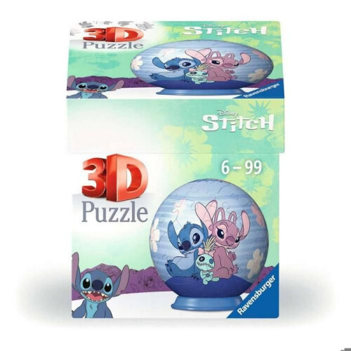 Ravensburger 3D-puslespilskugle: Stitch 3 2