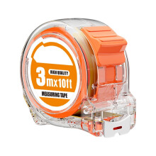 Transparent Tape Measure With Inch Metric Scale-3 meters 19mm
