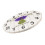 Resin Craft Wall Clock Outdoor Clock for Patios Opening Space 1