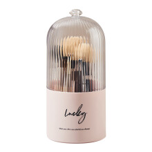 Makeup Organizer with Multiple Sections Rotatable-mousse powder
