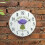 Resin Craft Wall Clock Outdoor Clock for Patios Opening Space 7