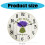 Resin Craft Wall Clock Outdoor Clock for Patios Opening Space 3