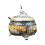 Luxurious Peacocks Themed Sugar Jar Alloy-silver orange 1