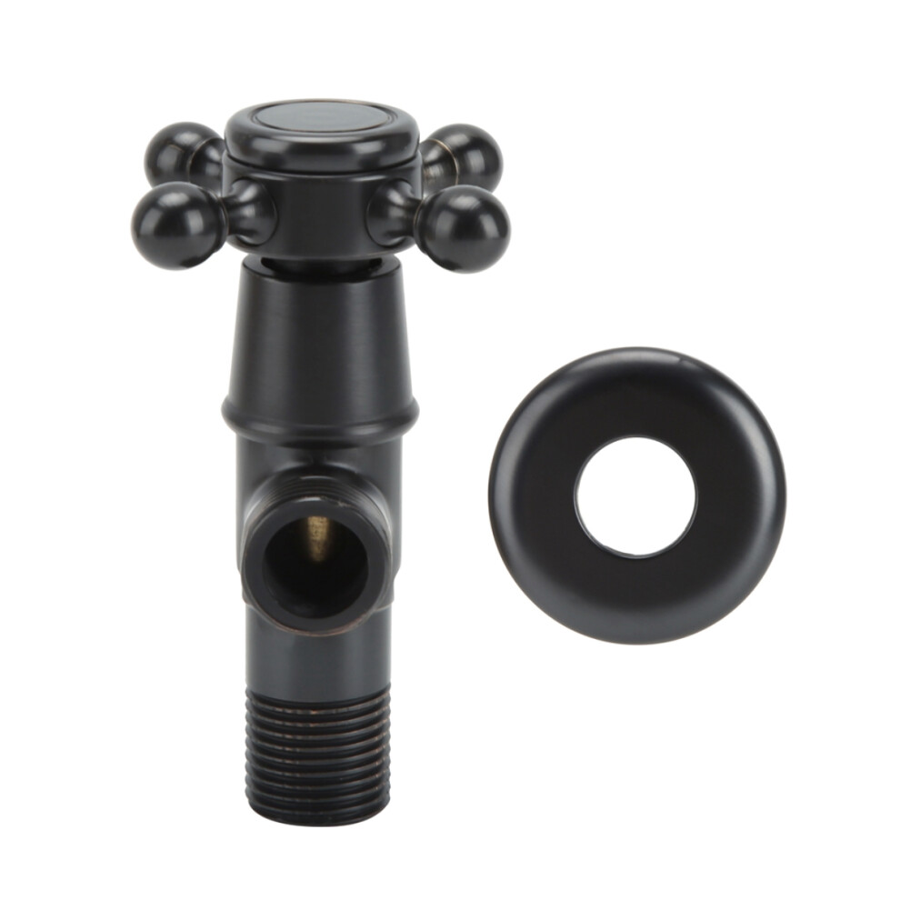 Elegant Bathroom Kitchen Valve, Universal Hot And Cold Water Valve, Brass Angle Valve, Lead-Free Shut Off Valve For Balconies, Bathroom, Kitchen (Hot 9135470045648