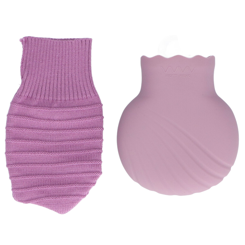 Portable Mini Hot Water Bag, Travel Size Pain Relief Bottle for Food Grade Silicone Warm Compress, Microwave Heating Silicone Hot Water Bottle with Of