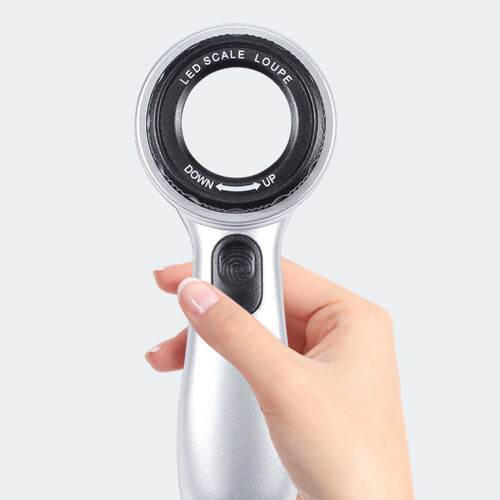 Compacted 30X Magnifier Rechargeable 4 Light Mode For Coin 1