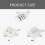 Shoe Washing Machine Bag Double Sturdy Mesh-white medium 2