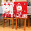 Housse de chaise sur le thème de noël,-Housse de chaise B 7