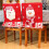 Housse de chaise sur le thème de noël,-Housse de chaise B 4