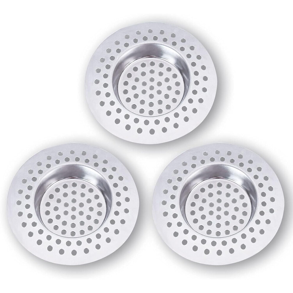 Clog Prevention, Stainless Steel Sink Strainer, Easy To Clean Durable Hair Catcher For Kitchen Bathroom Bathtub Shower, Prevent Unpleasant Odor Drain 9135470046799