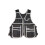 Multiple Pocket Tool Organizers Vest Reinforced Fabric-White 1