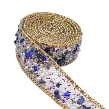 Ruban de strass de 1,1 mètre pour embellissement artisanal,-5