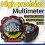 Digital Multimeter Auto Ranging Voltmeter Ohm Tester for 2