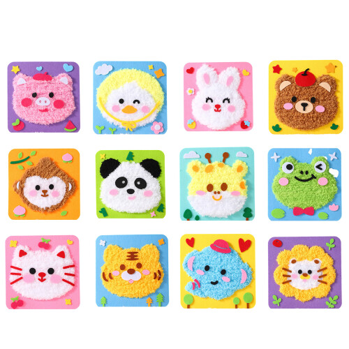 Leuke borduurpopset Cartoon dier Leuke educatieve-6 2