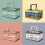 Panier pliable polyvalent, organisateurs-Bleu mauresque M 2
