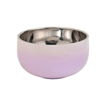 Bol à soupe isolé Durable, plat à Double paroi à la mode,-Violet
