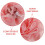 3Ud Esponjas Foaming 2 En 1 Multicolor Con Cuerda Para En Ducha 8