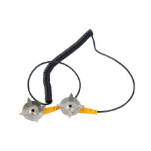 Anti-Static ESD Grounding Cable Coiled Cord with-Buckle Buckle