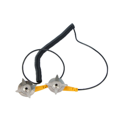 Anti-Static ESD Grounding Cable Coiled Cord with-Buckle Buckle