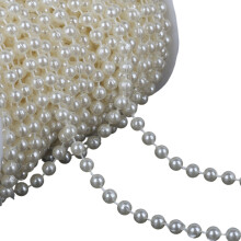 Kunstparels Kralen String Chain voor Sieraden-Rond beige 6mm5m