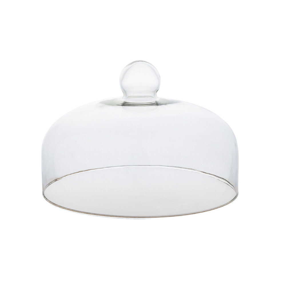 Decorative Cake Tray With Glass Dome Cover, Cake Stand Lid, Food Cover Dome, Cake Fruit Display Server Tray, Glass Dessert Dome With Base, Bell Jar Di 9155353467398