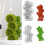 Hart siliconen mal ornament epoxyhars mallen-Vierbladig gras 4