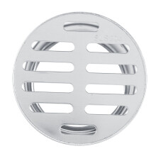 Grelha redonda anti-entupimento, tampa de ralo de aço inoxidável para banheiro e cozinha, resistente à ferrugem e corrosão, durável e eficaz na
