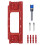 Deurscharniermal Deurscharnierfreesmal voor installatiedeur-Rood 1