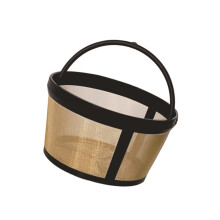 Praktisch goudkleurig koffiefilter Duurzaam-4 kopjes