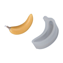 Fruit siliconen kaarsenvormen voor het maken van-banaan