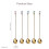 Long Handle Kitchen Utensils Coffee Spoon-Transparent color 3