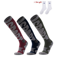 Wool over-the-Knee Ski Socks+free Athletic Socks