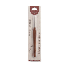 Wooden Handle Crochet Hook Needle Stainless Steel-Hstyle