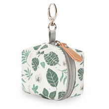 Schnulleretui mit Clip, sicheres, BPA-freies Material, Baby-Schnullerbeutel für Wickeltasche oder Handtasche, wasserdichte Innenschicht aus Stoff,