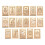 Tarot Themed Pattern Stamp Head Rectangular shape-Hermit 3