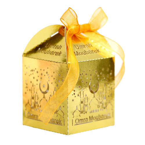 Packung mit 50 Eid Mubaraks-reflektierendes Gold