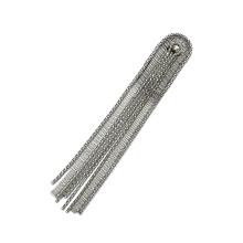 Punk Fringed Brooch Shoulder Jewelry Brooch DIY Supplies-silver